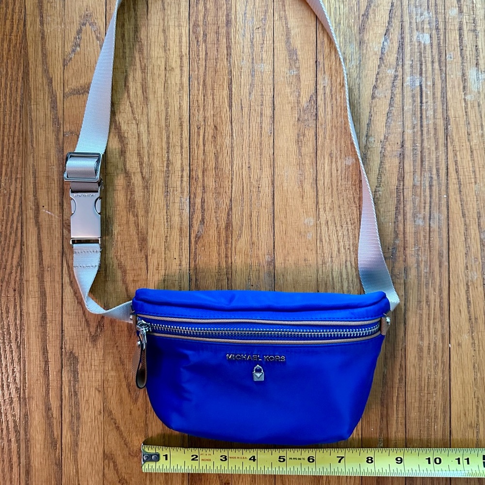 Michael Kors Blue Crossbody or Fanny Pack Bag